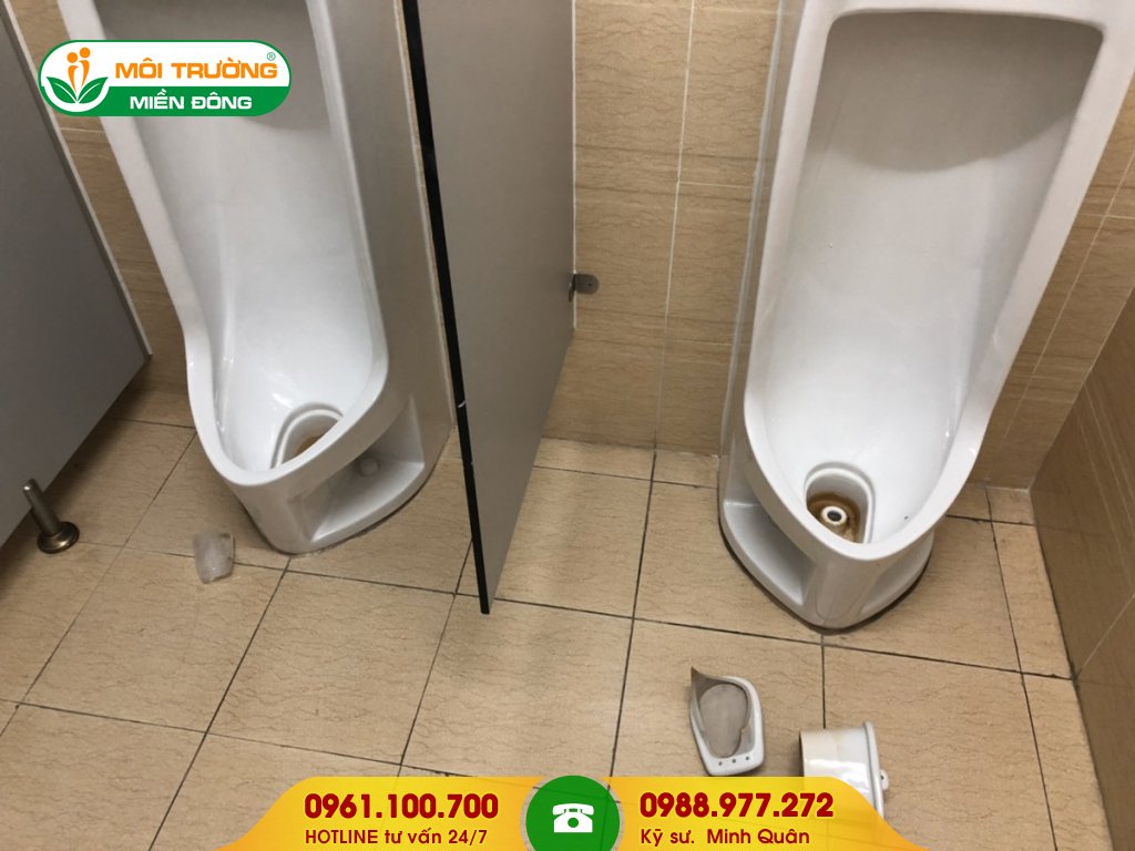 Dự toán chi phí thông tắc bồn tiểu tại TPHCM