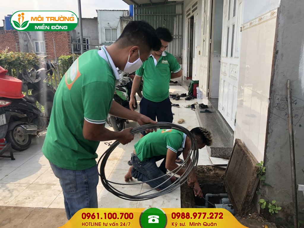 Giá dịch vụ thông tắc cống tại Bình Dương