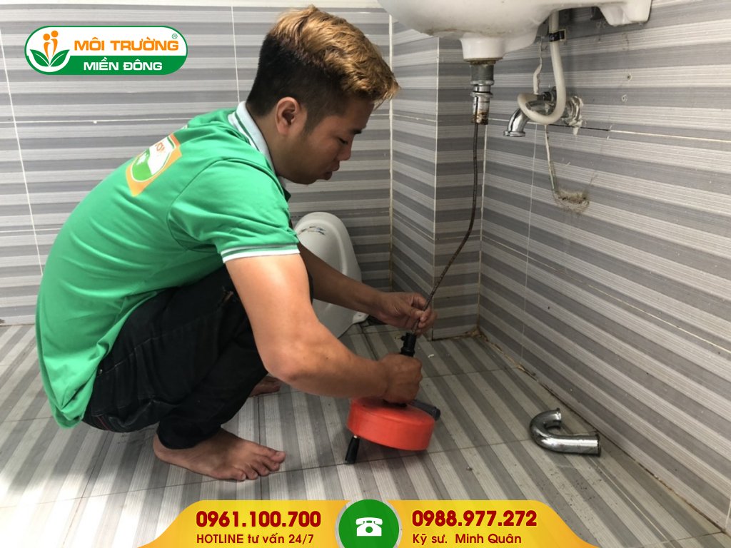 Báo giá thông tắc lavabo tại Bình Dương