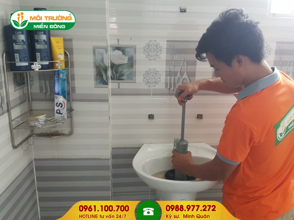 Giá dịch vụ thông tắc lavabo tại Đồng Nai