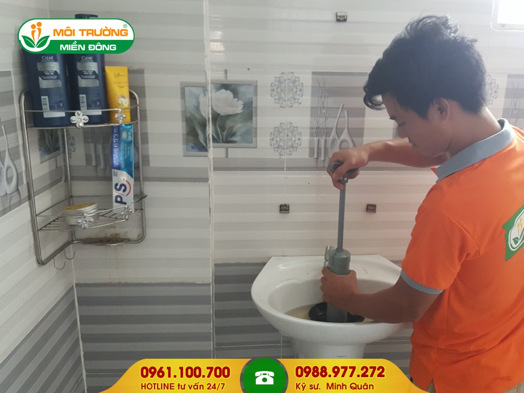 Đơn giá thông tắc lavabo tại Đồng Nai