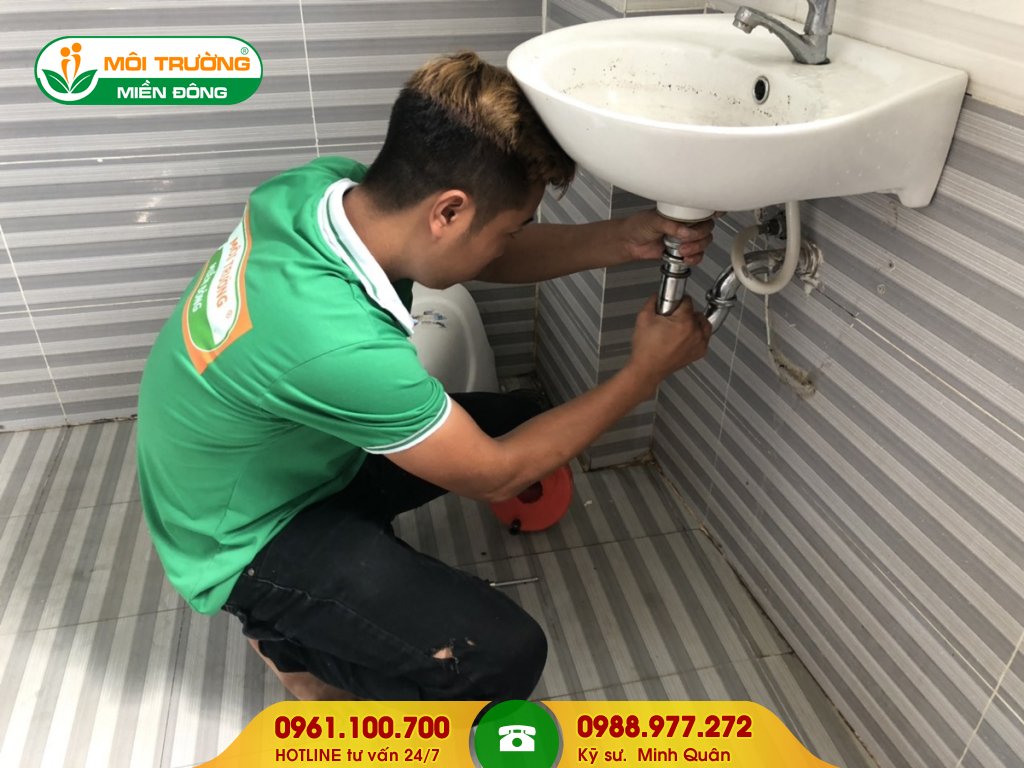 Dự toán chi phí thông tắc lavabo tại TPHCM