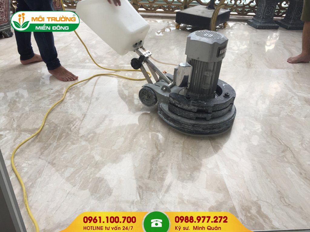 Thuê dịch vụ đánh bóng đá Granite