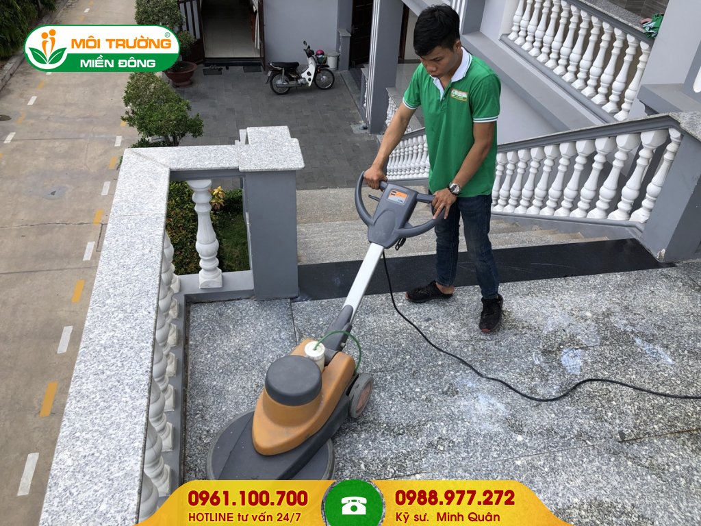 Đơn giá dịch vụ đánh bóng đá Granite