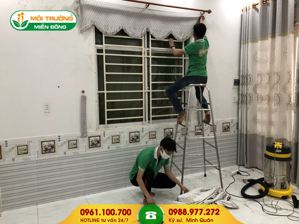 Chi phí dịch vụ giặt rèm cửa