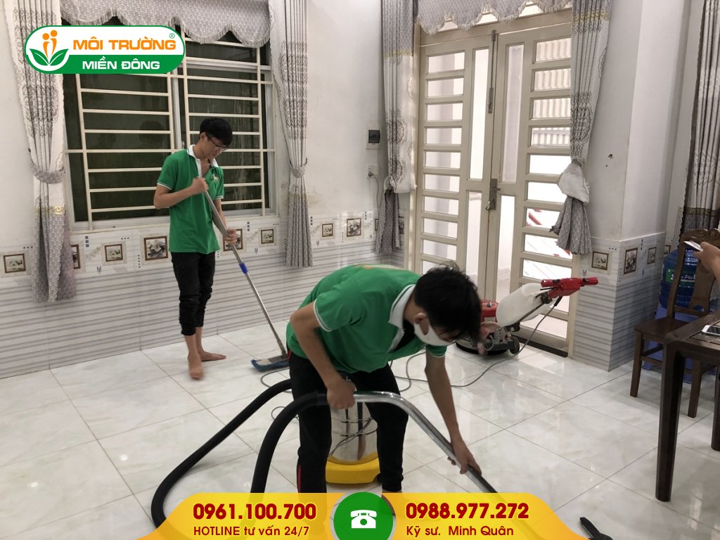 Báo giá dịch vụ hút bụi công nghiệp tại nhà