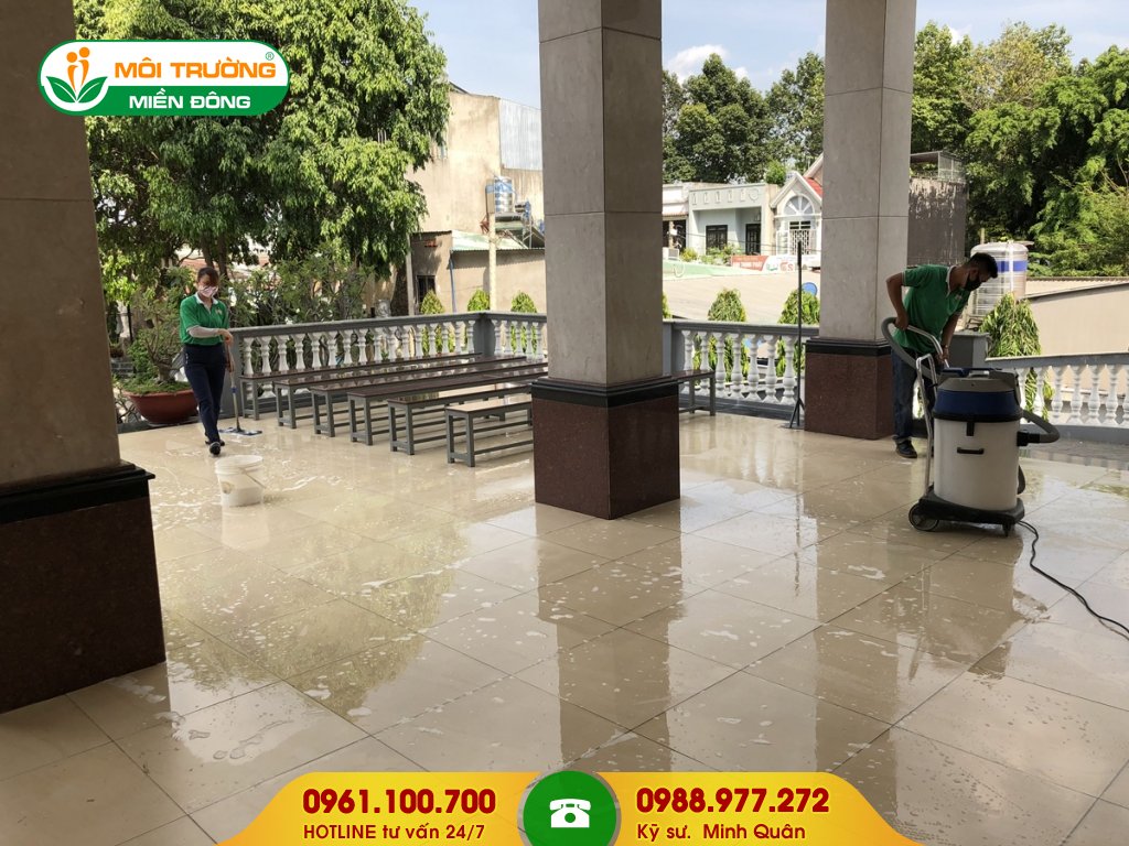 Báo giá dịch vụ vệ sinh công nghiệp ở Ấp Bầu Bàng