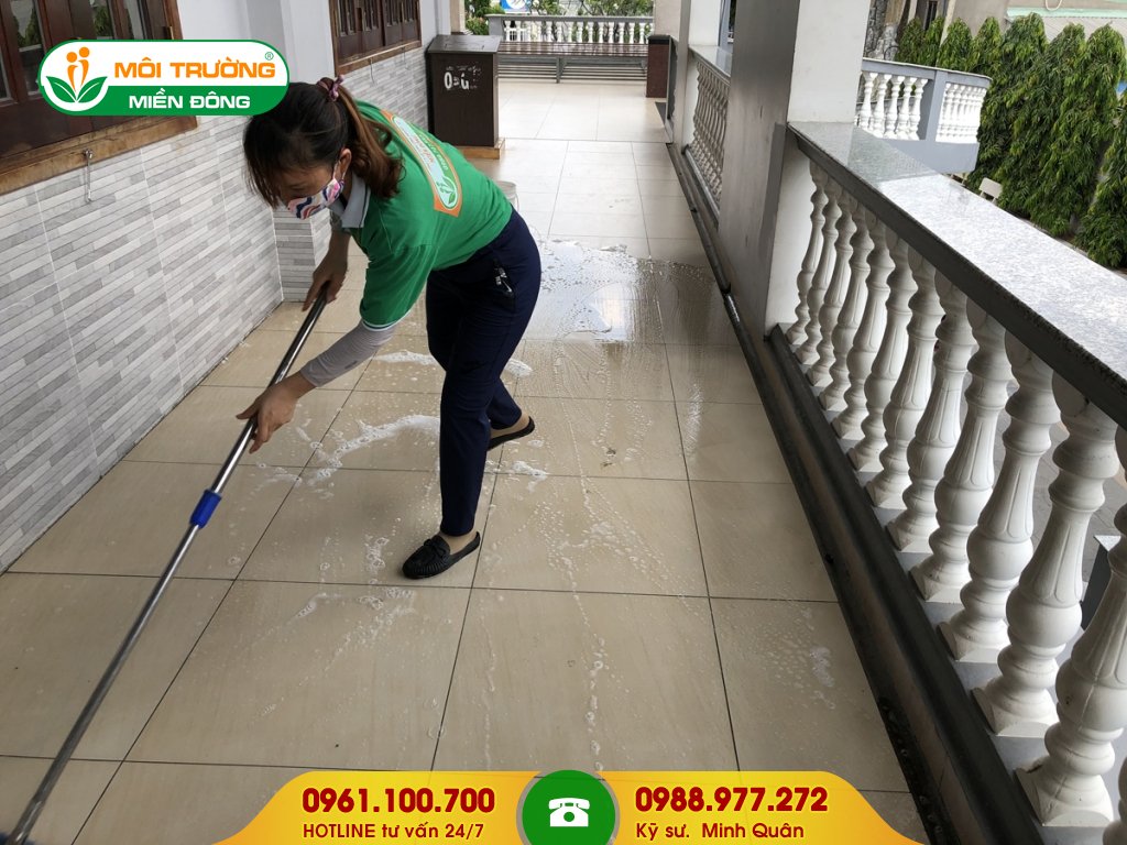Đơn giá dịch vụ vệ sinh công nghiệp Khu công nghiệp Mỹ Phước 2