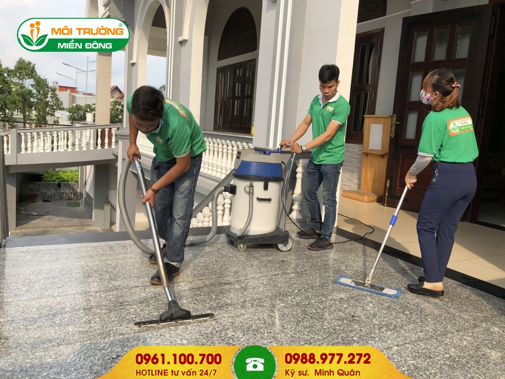 Báo giá dịch vụ vệ sinh công nghiệp Bến xe Lam Hồng