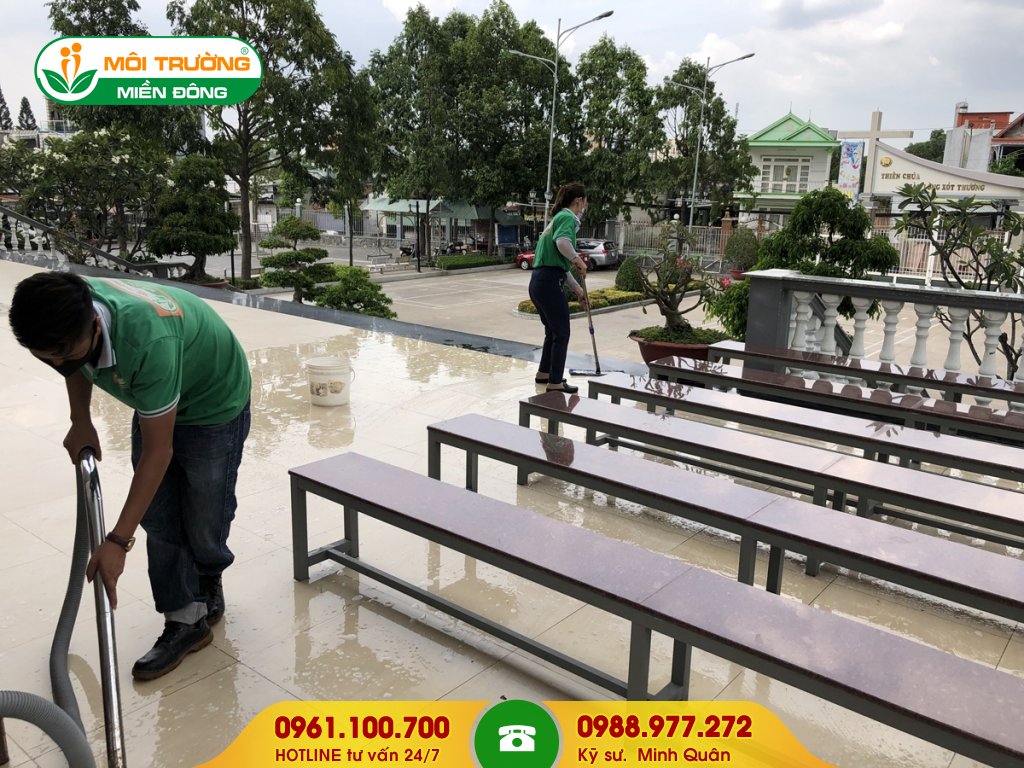 Dịch vụ vệ sinh công nghiệp ở KCN Nam Tân Uyên