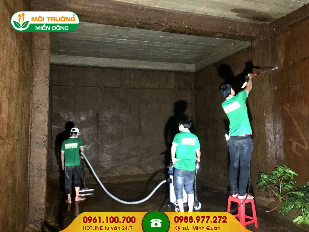 Chi phí dịch vụ vệ sinh bể PCCC