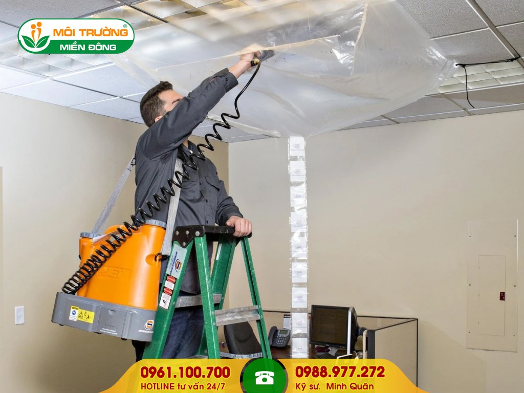 Dịch vụ hút bụi trần nhà