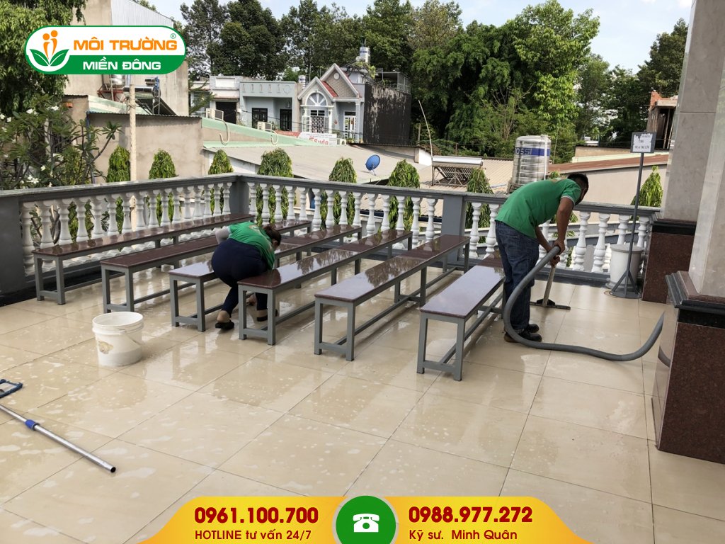 Bảng giá dịch vụ vệ sinh công nghiệp Bàu Bàng