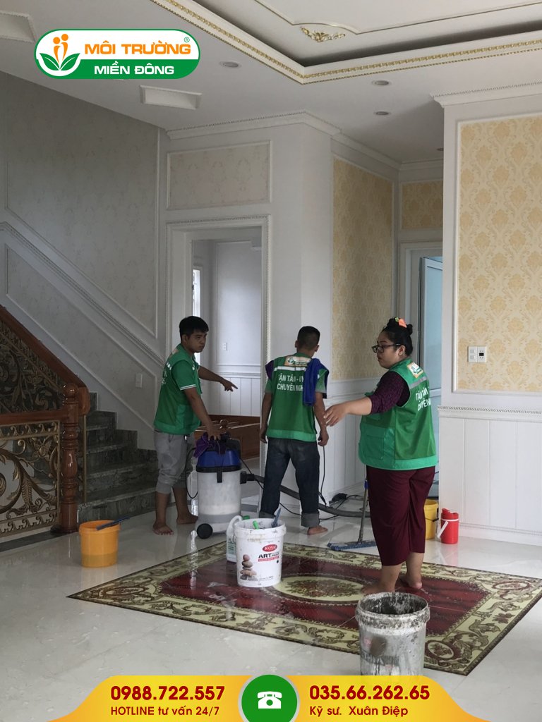 Dịch vụ vệ sinh công nghiệp đường Mỹ Phước - Tân Vạn