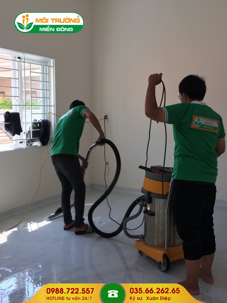 Dịch vụ vệ sinh công nghiệp tại đường Mỹ Phước - Tân Vạn