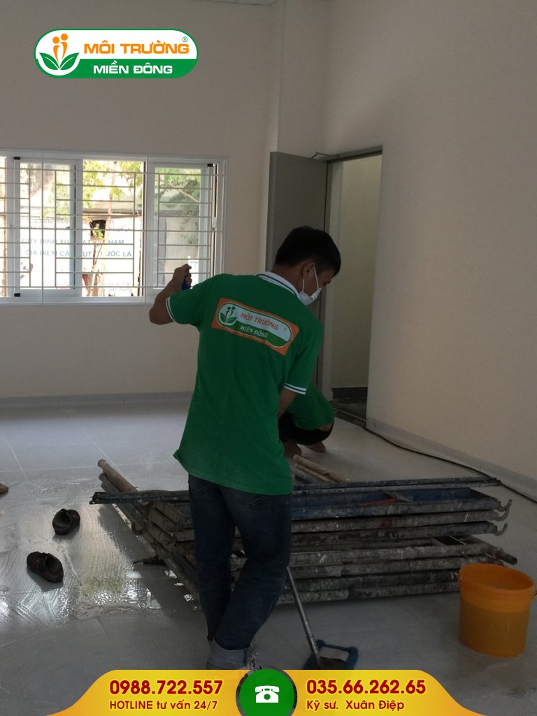 Dịch vụ vệ sinh công nghiệp ở đường Mỹ Phước - Tân Vạn