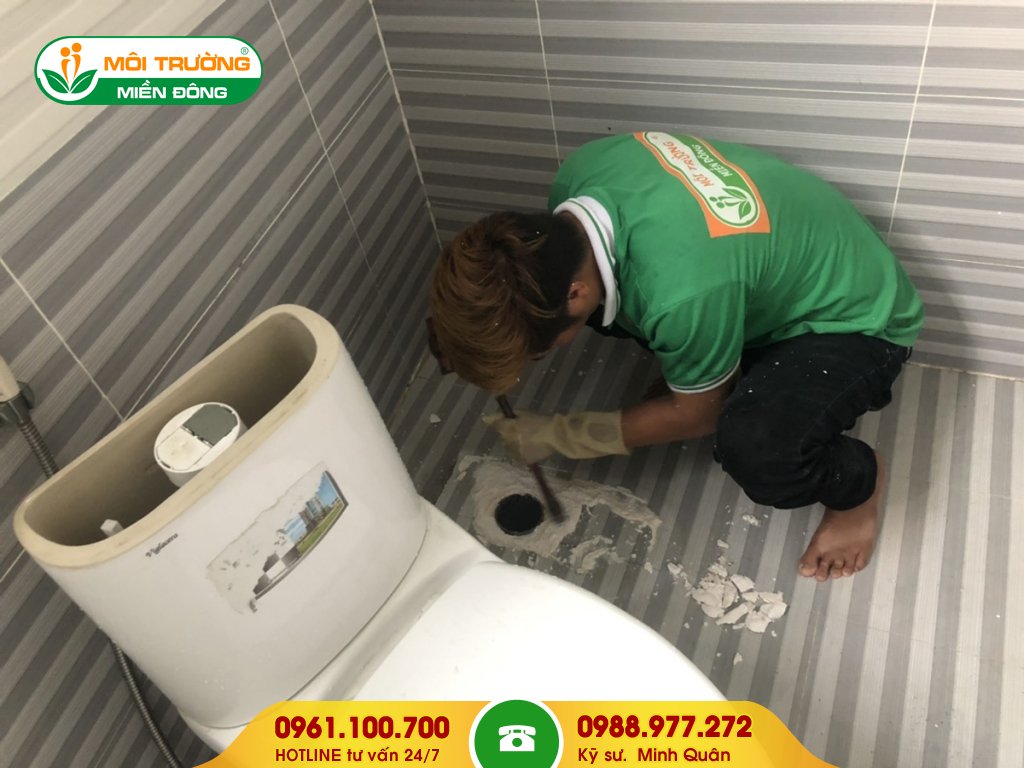 Tuyển nhân viên thông tắc bồn cầu tại Bình Dương