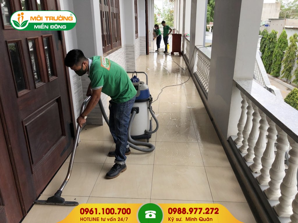 Bảng giá dịch vụ hút bụi tại nhà