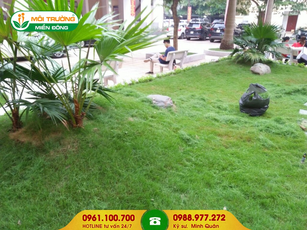 Bảng giá dịch vụ cắt cỏ công trình