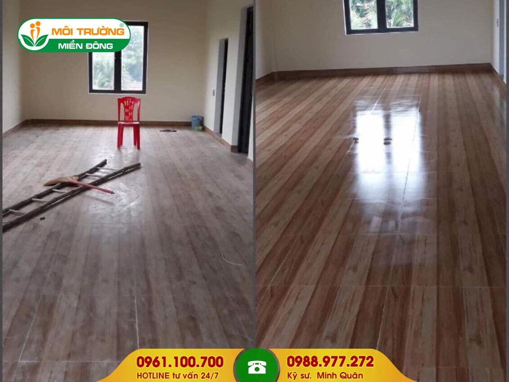 Bảng giá dịch đánh bóng sàn gỗ