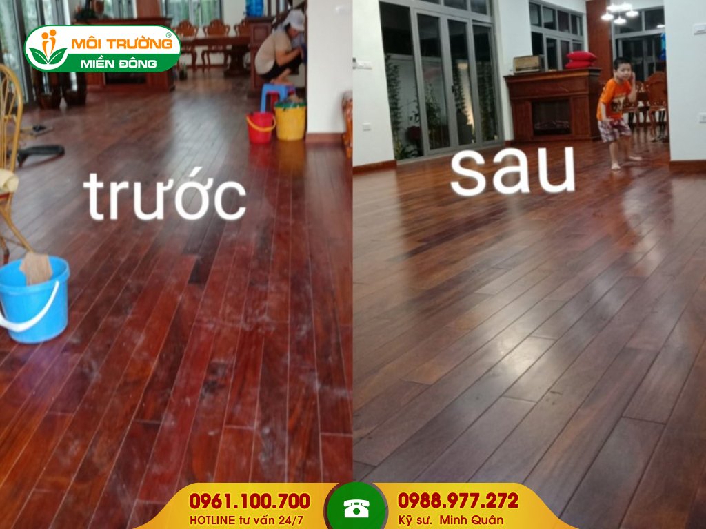 Báo giá dịch vụ đánh bóng sàn gỗ ở TP HCM