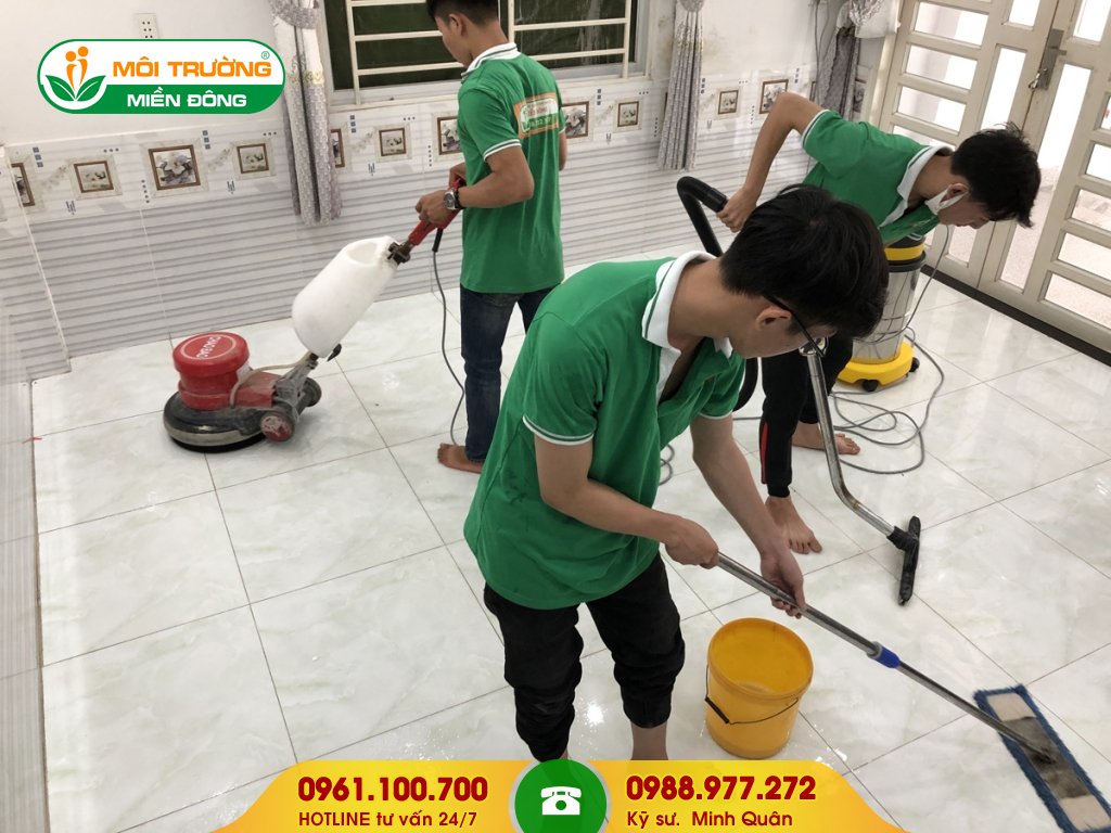 Bảng giá dịch vụ vệ sinh công trình sau xây dựng