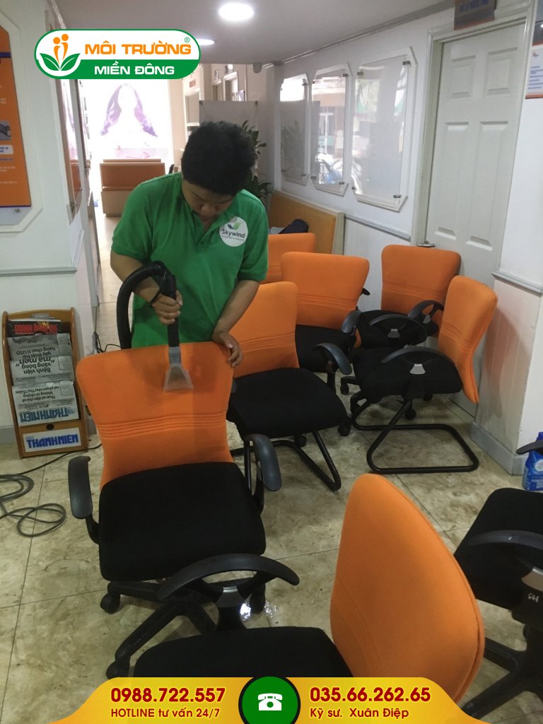 Chi phí dịch vụ diệt khuẩn ghế văn phòng