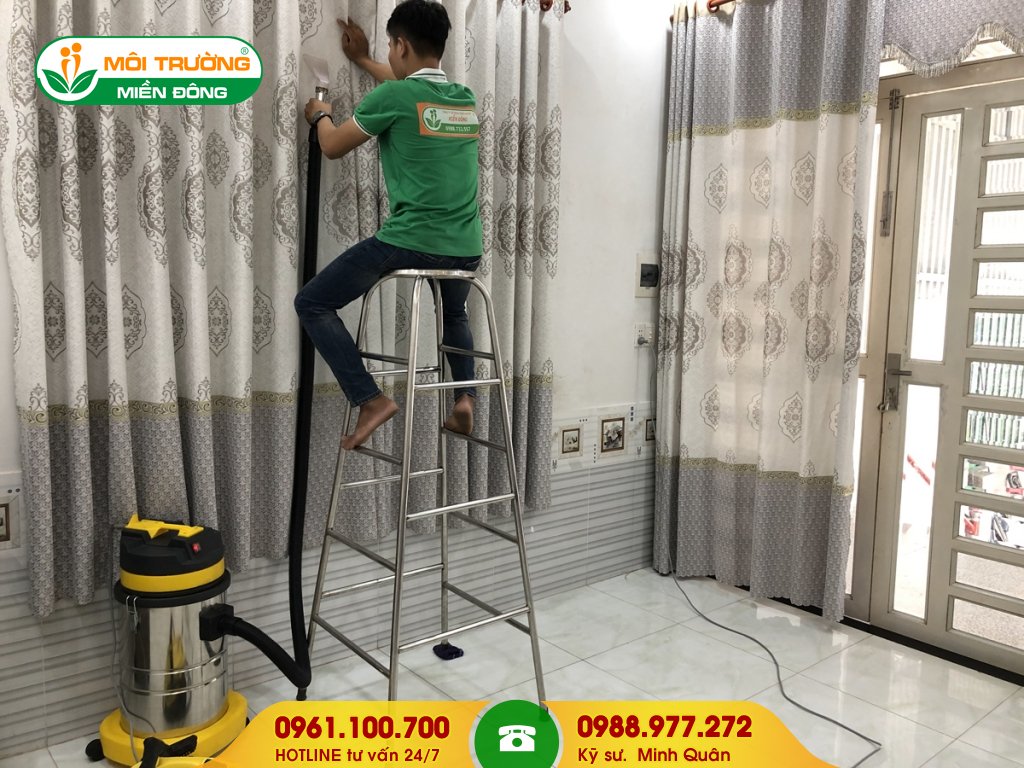 Đơn giá dịch vụ giặt rèm chắn