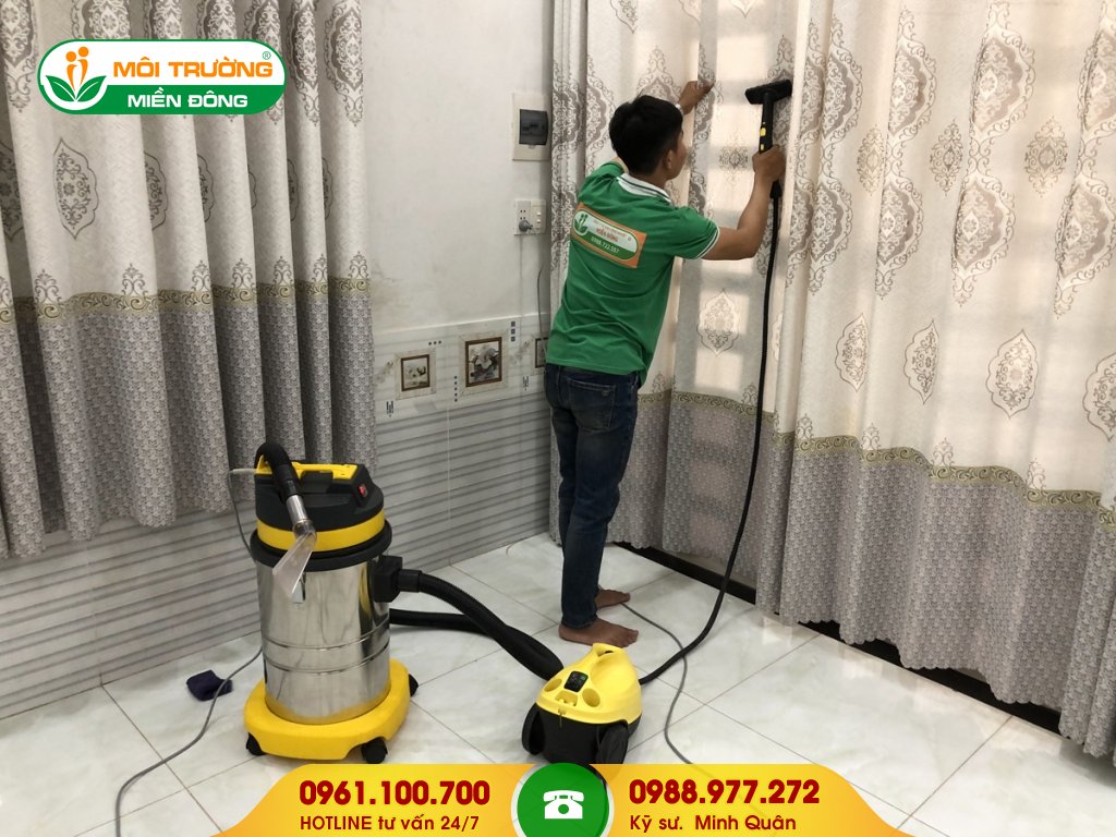 Báo giá dịch vụ giặt rèm chắn