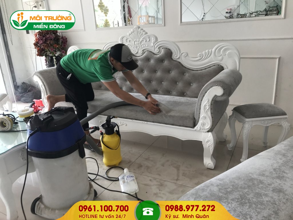 Bảng giá dịch vụ hút bụi ghế sofa tại nhà