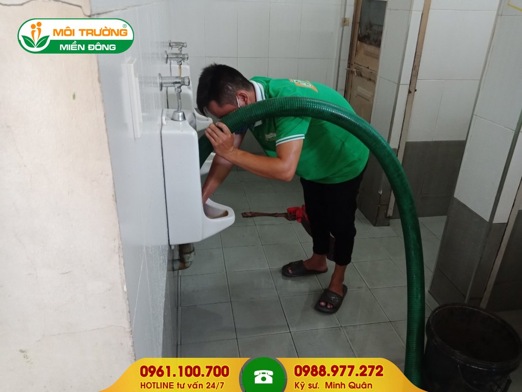 Đơn giá thông tắc bồn tiểu