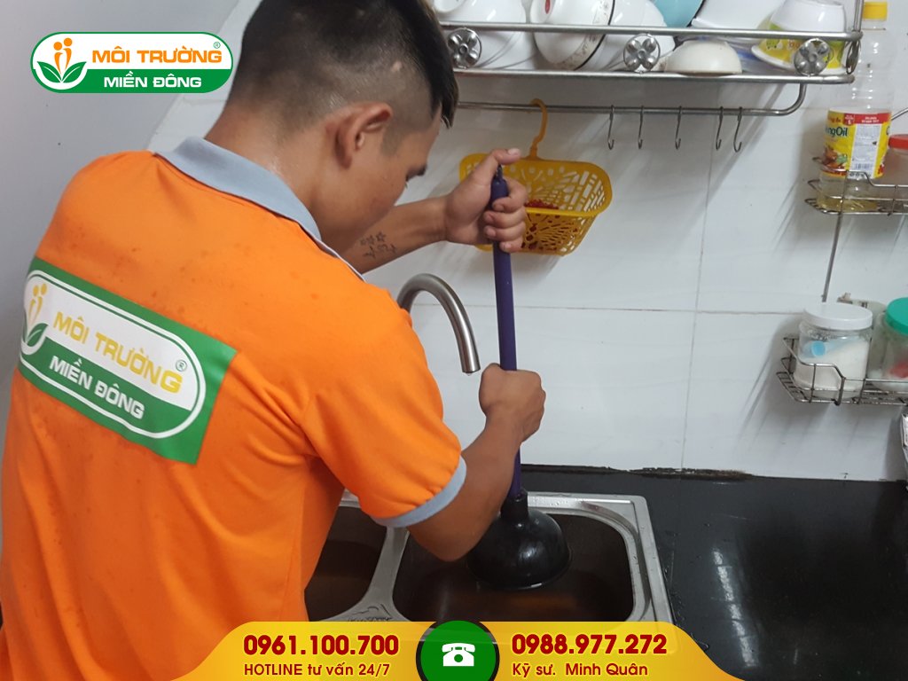 Đơn giá thông tắc chậu rửa