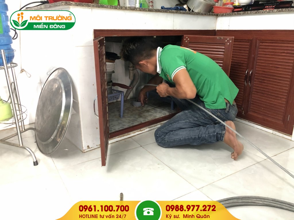 Đơn giá thông tắc cống bằng sợi cáp lớn