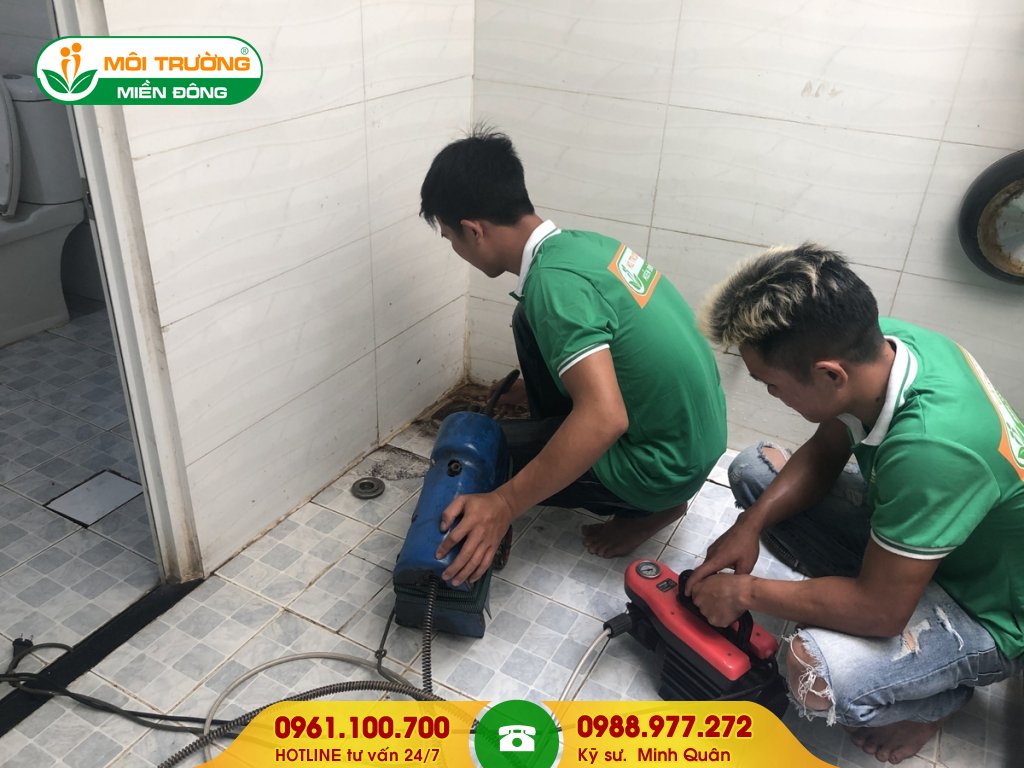 Dịch vụ dịch vụ thông tắc cống bằng xe thổi áp suất cao