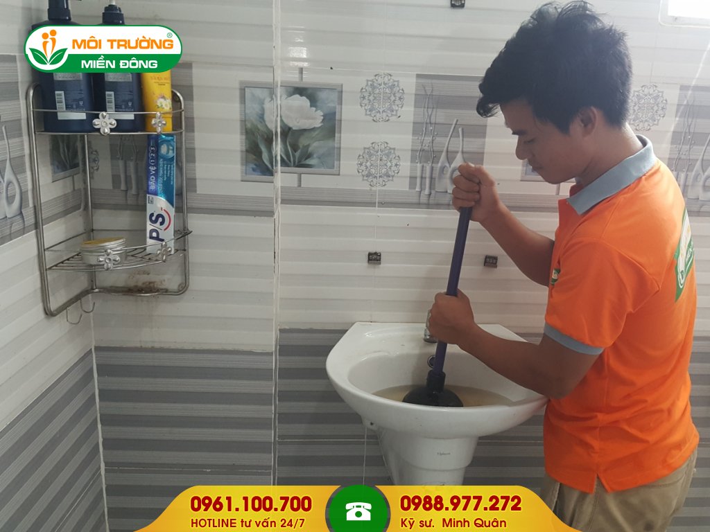 Giá dịch vụ thông tắc lavabo