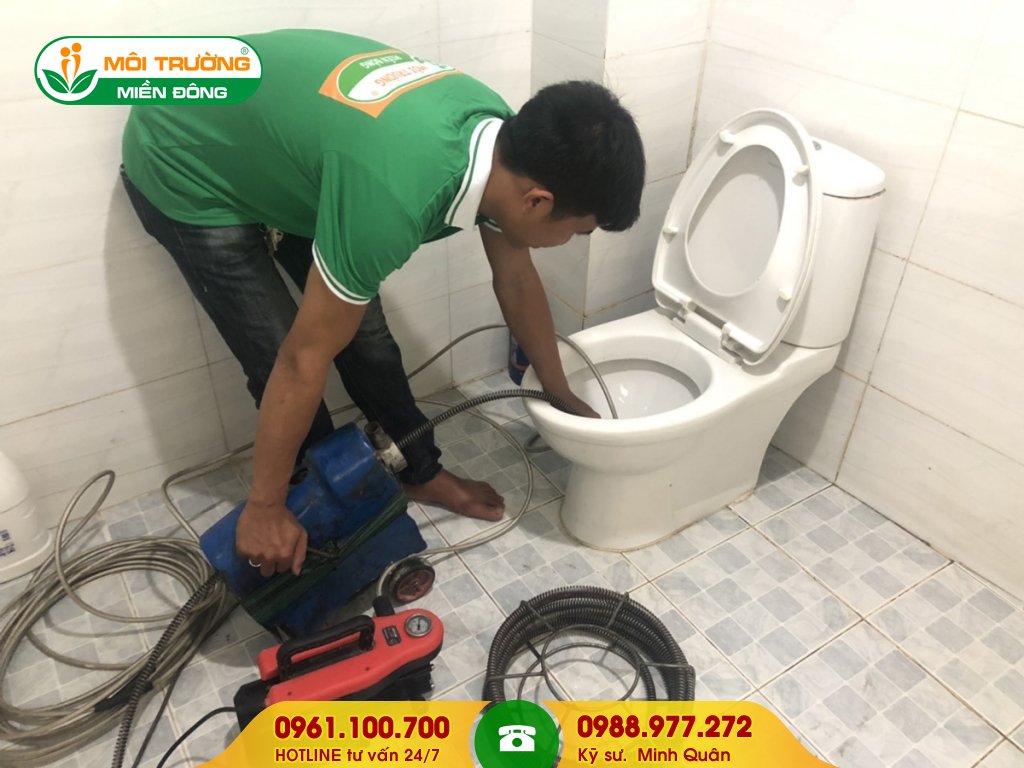 Đơn giá thông tắc bồn cầu bằng dây cáp