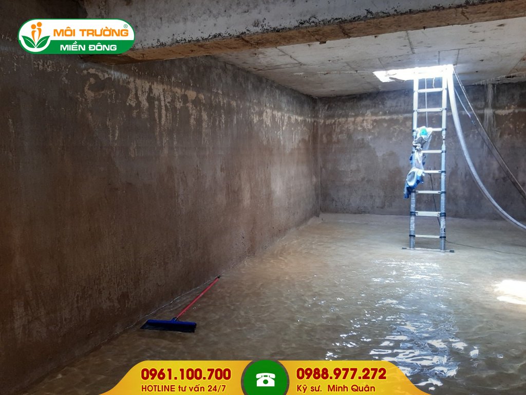 Đơn giá dịch vụ vệ sinh bể nước ngầm