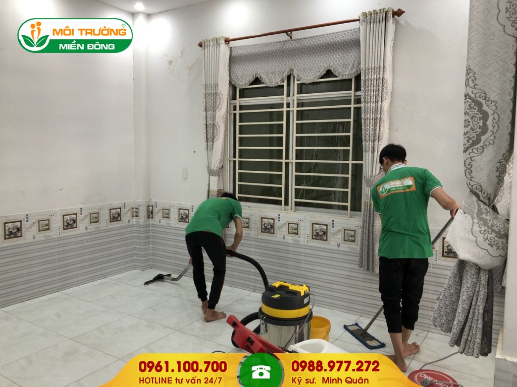 Báo giá dịch vụ vệ sinh công trình sau xây dựng tại TP HCM