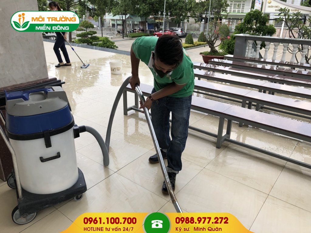 Vệ sinh trọn gói công trình sau thi công