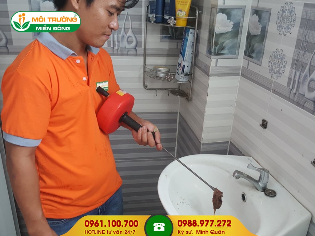 Đơn giá thông tắc lavabo