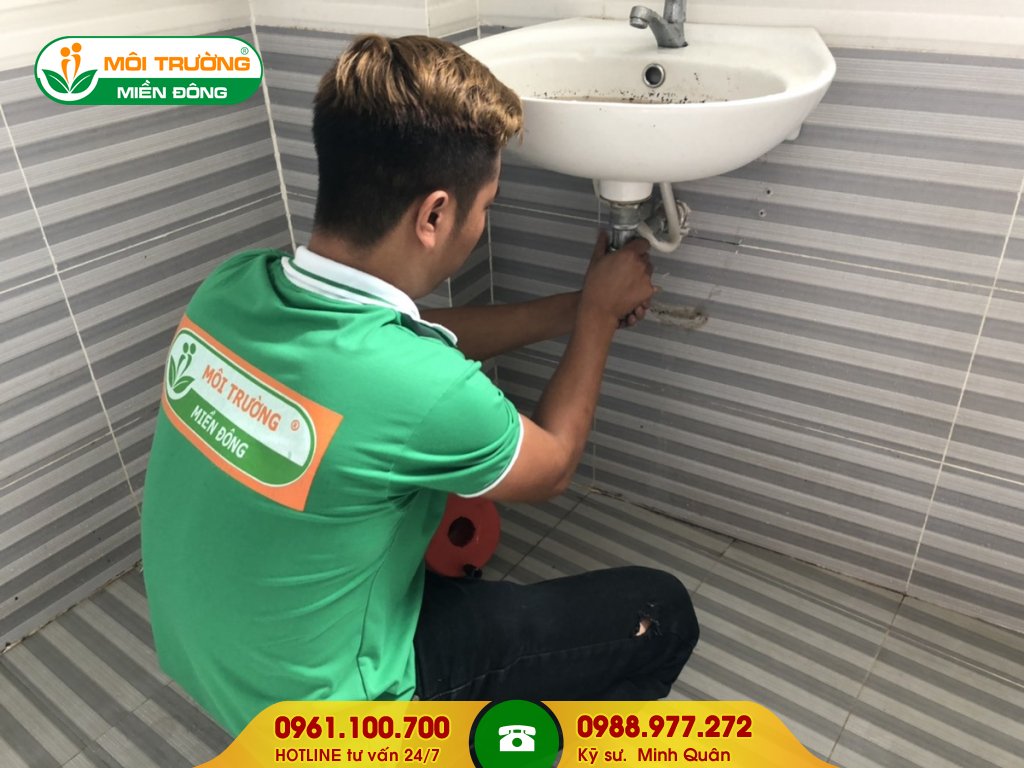 Giá dịch vụ thông tắc lavabo công ty