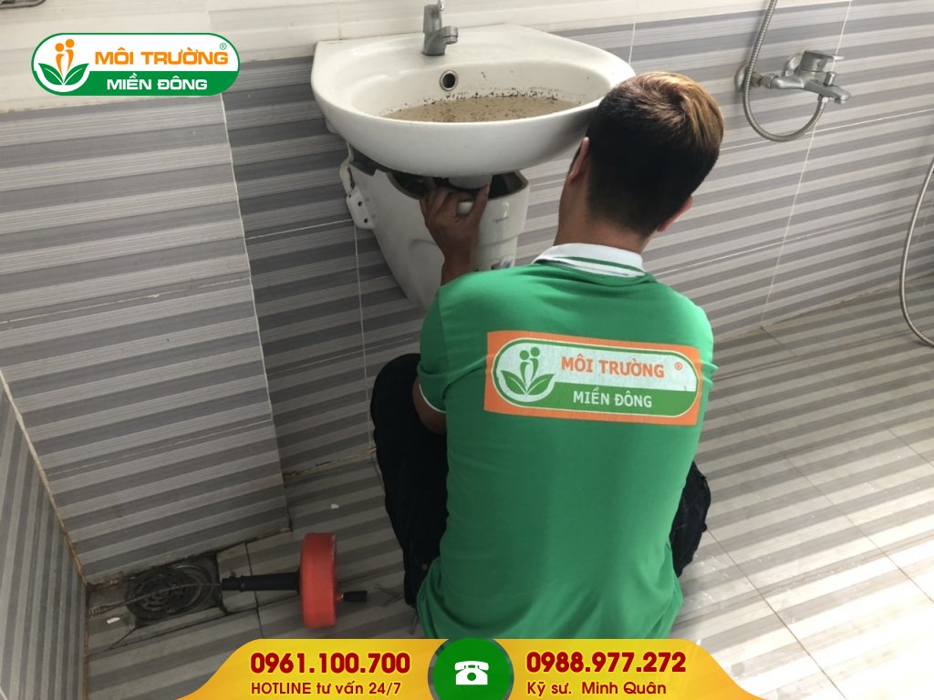 Báo giá thông tắc lavabo nhà hàng