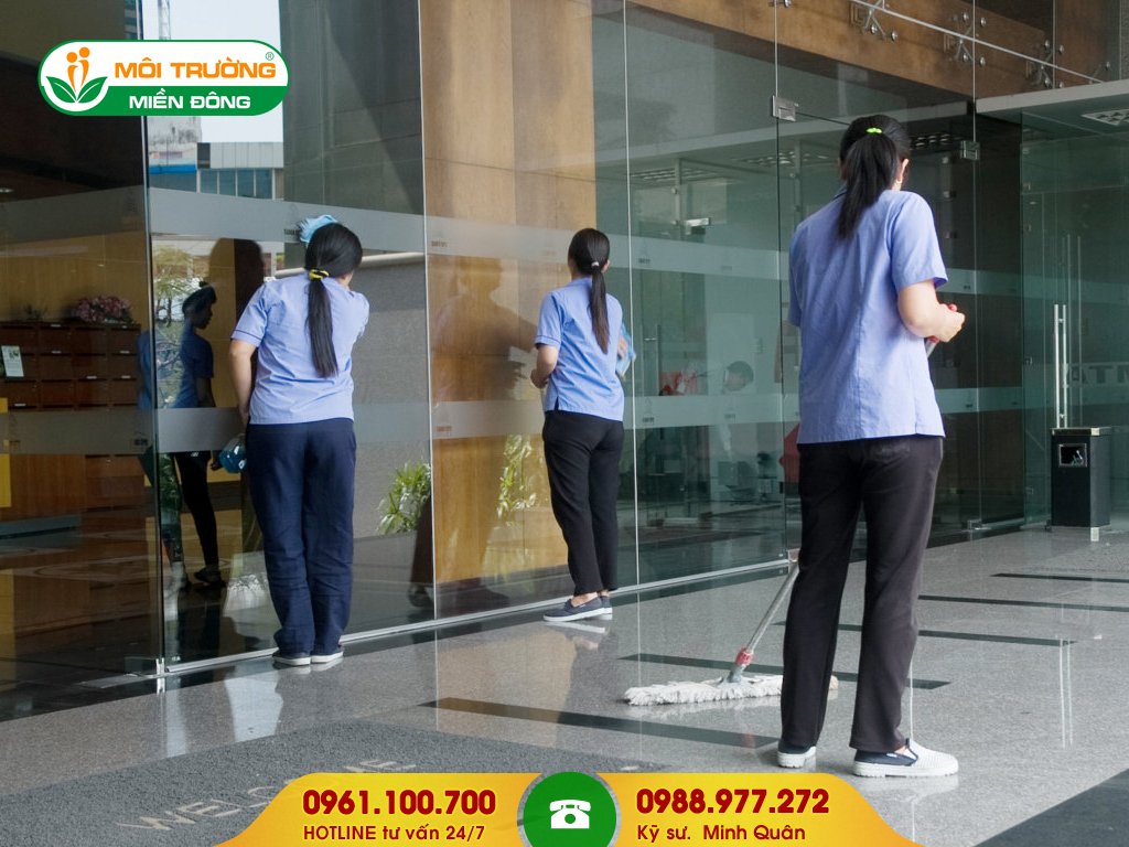 Báo giá Cung ứng lao động tạp vụ vệ sinh chung cư