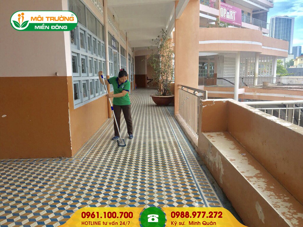 Cung ứng lao động tạp vụ vệ sinh trường học tại TP.HCM