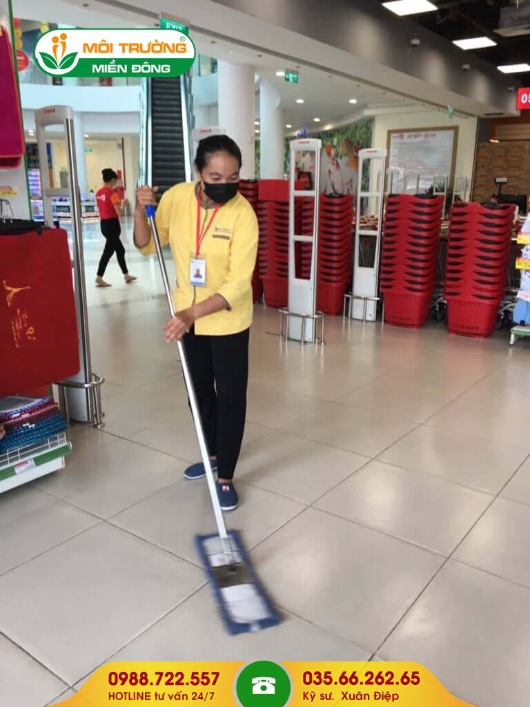 Báo giá Cung ứng lao động tạp vụ vệ sinh TTTM