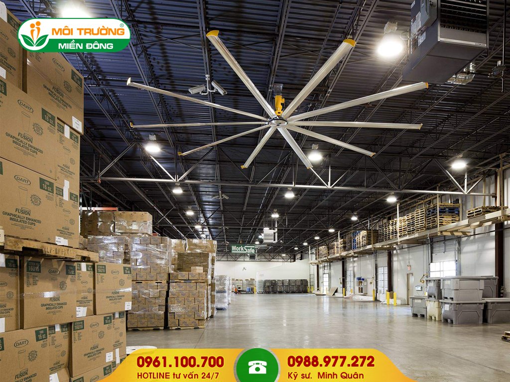 Chi phí dịch vụ vệ sinh quạt công nghiệp