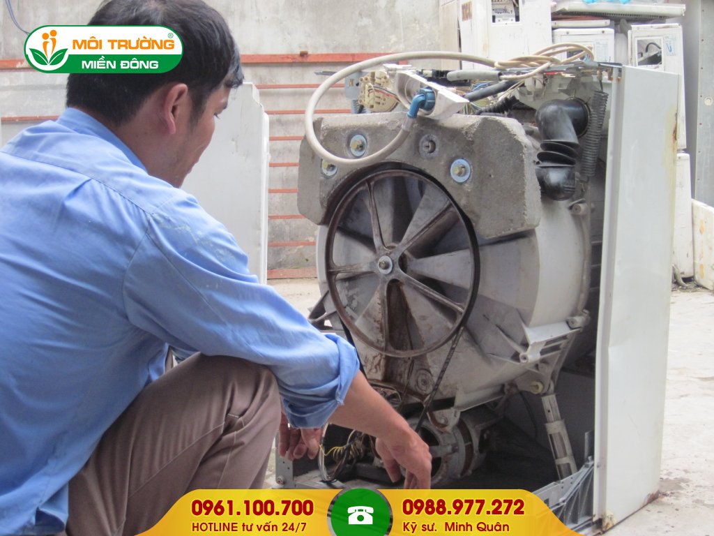 Thuê dịch vụ vệ sinh máy giặt