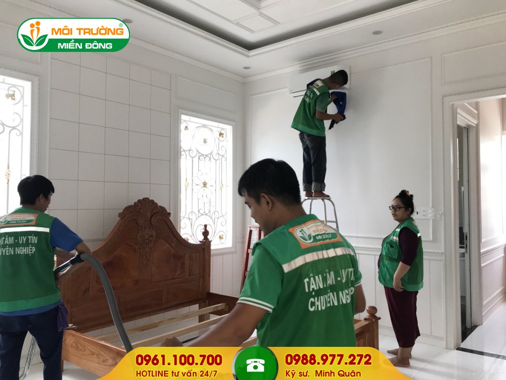 Dịch vụ vệ sinh công nghiệp xã Túc Trưng