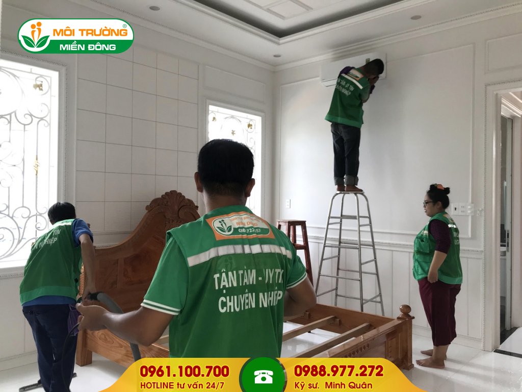 Dịch vụ vệ sinh công nghiệp xã Túc Trưng