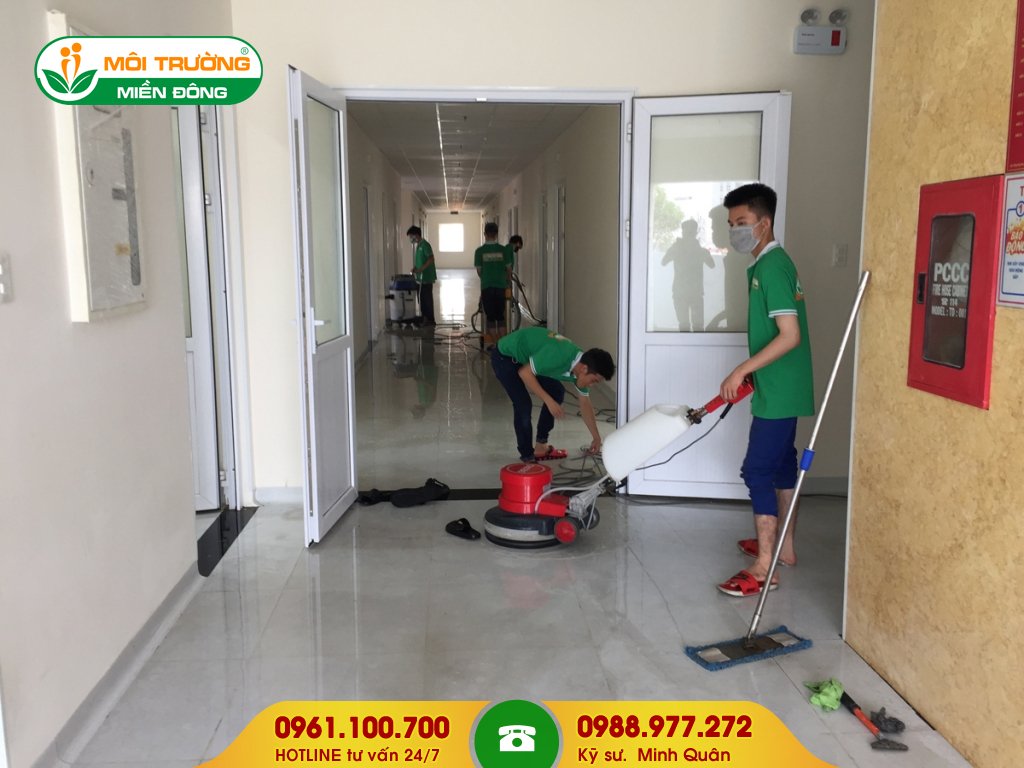 Dịch vụ vệ sinh công nghiệp xã Túc Trưng